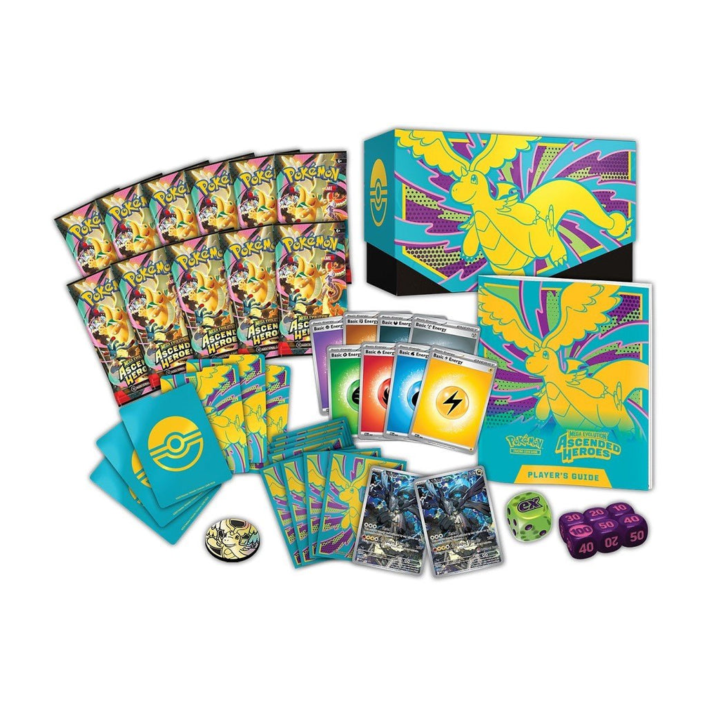 [EN] Pokémon TCG_ Mega Evolution-Ascended Heroes Pokémon Center Elite Trainer Box English variant_title Booster Box - HODOKAT 香港現貨 Fast Delivery One Piece Pokémon TCG Card Game