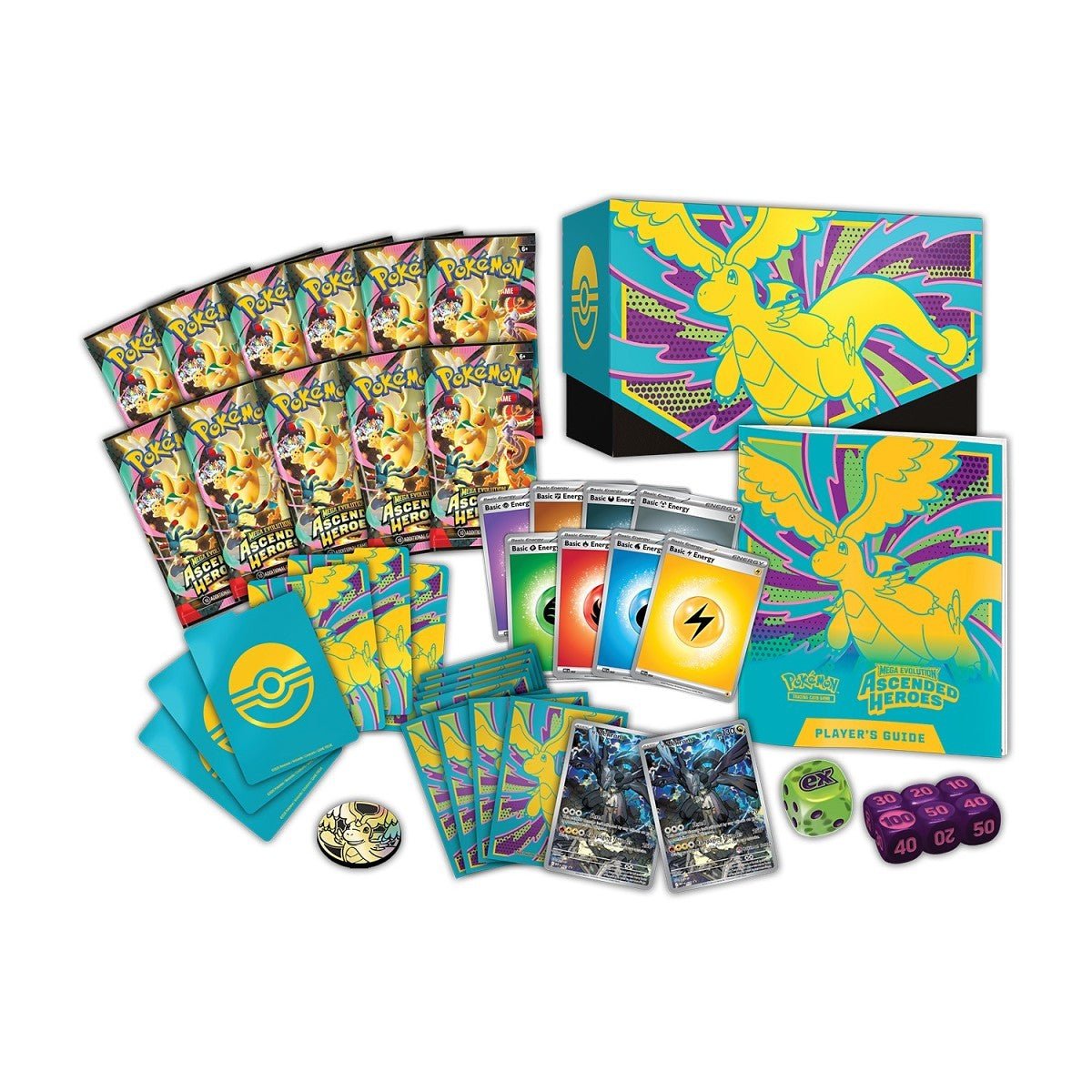 [EN] Pokémon TCG_ Mega Evolution-Ascended Heroes Pokémon Center Elite Trainer Box English variant_title Booster Box - HODOKAT 香港現貨 Fast Delivery One Piece Pokémon TCG Card Game