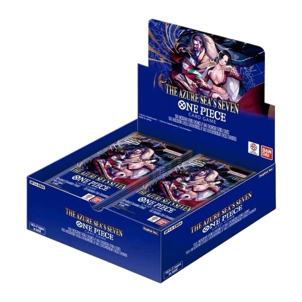 [EN] ONE PIECE OP-14 THE AZURE SEA'S SEVEN BOOSTER BOX English variant_title Booster Box - HODOKAT 香港現貨 Fast Delivery One Piece Pokémon TCG Card Game